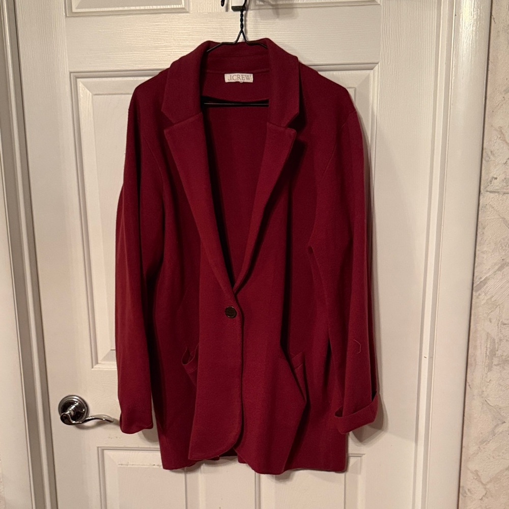 J. Crew Women's Red Blazer